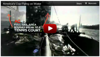 Watch the Americas Cup Flying on Water video