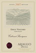 Label for Araujo Estate Wines