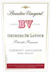 Label for Beaulieu Vineyard