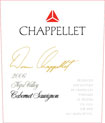 Label for Chappellet Winery and Vineyard