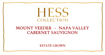 Label for Hess Collection Winery, The