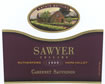 Label for Sawyer Cellars