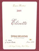 Label for Spring Mountain Vineyard