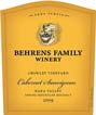 Label for Behrens Family Winery