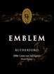 Label for Emblem Wines