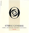 Label for O'Shaughnessy Estate Winery